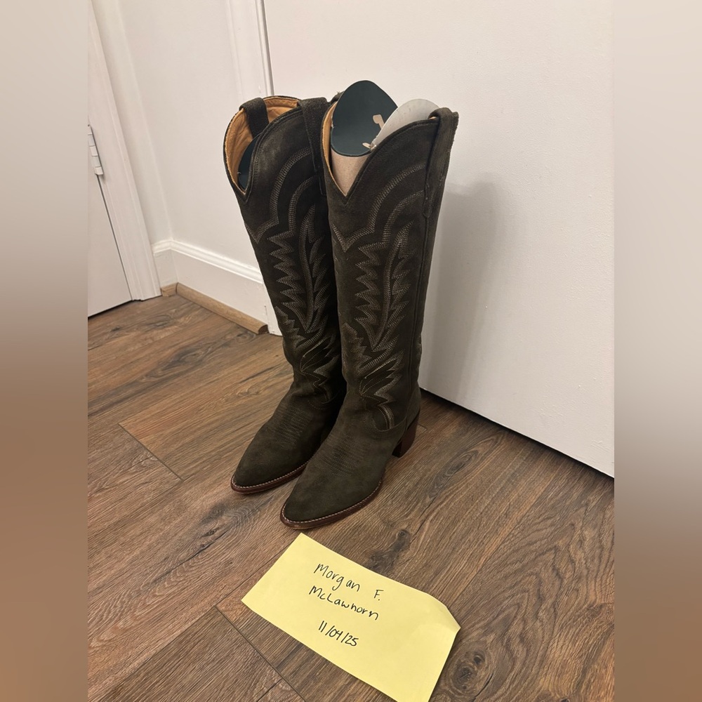 Tecovas Suade Cowboy Boots